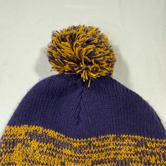 47 Brand Purple and Gold MN Vikings Pom-Pom Beanie #skol - Picture 4 of 8
